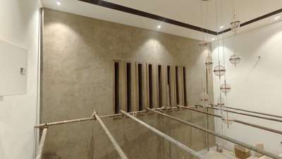 Texture painting stair wall #TexturePainting #texture #LivingroomTexturePainting #texturework #WallDecors #WallDesigns #WallPainting #WallDecors #homedecoration