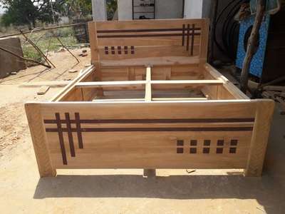 wood bed