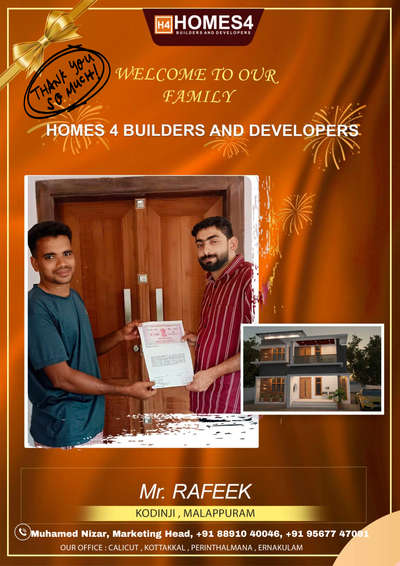 You're most welcome😊! We are overjoyed to inform you that your agreement for the building construction work in Home4🏡 has been approved. Thank you for entrusting us with this significant project. Our team is dedicated to delivering top-quality results and ensuring a seamless construction journey for you. If you have any queries or updates, please don't hesitate to reach out. Let's build your dream home together!


📞 Contact Us:
Phone: +91 88910 40046, 
              +91 95677 47091
What’s app : +91 88910 40046


 #Alappuzha #MrHomeKerala  #KeralaStyleHouse #keralaarchitectures #koloapp  #Ernakulam #Kozhikode #Kasargod #Malappuram #Kannur #vayanad #kochi  #Thiruvananthapuram #Kollam #Pathanamthitta #Palakkad #SmallHomePlans #ElevationHome #homesweethome #SmallHomePlans #40LakhHouse #homeandinterior #homedesignkerala #homeplan #newwork #newmodal #new_home #newhouseconstruction #new_project #HouseDesigns #HouseConstruction  #koloamaterials  #kerlaarchitecture  #architecturedesigns  #Architectural&nterior  #archkerala  #kerala_architecture  #architectindiabuildings #Idukki  #home4  #HomeAutomation  #alldesignworks  #interior4all  #ZEESHAN_INTERIOR_AND_CONSTRUCTION  #interiorcontractors  #Hayathee_interior  #LUXURY_INTERIOR  #interiorghaziabad #interiorfitouts  #Buildibg_Worker  #BestBuildersInKerala #mk_builders #commercial_building #buildingengineers #GM_Builders #buildersthrissur  #thriponithara  #Thrissur  #Aluva #kothamangalam #muvattupuzha #thoothukudi #thodupuzha #perumbavoor #ElevationHome #semi_contemporary_home_design #celibrate  #keralahomedream  #keralaattraction  #keralagallery #loan  #PlotLoan #PersonalLoanBank #full_loaded_bathroom #loanofficer #loanagainstproperty #loans  #loanapplication  #loanservices #instagrammarketing  #instareels #instahome  #instagram  #instagramtrandingreels #instagramreelsindia  #instagramhomedesign  #instagrammarketing  #instagramforbusiness #digitalmarketing  #digitalmarketingagency  #digital_marketing_tutorials  #digital_eco_home  #digitalmarketingtips  #digitalcourse  #viralreels  #viralposts  #viralpost  #viralkolo  #viral_design_wallpaper  #viralvideo  #viralhousedesign