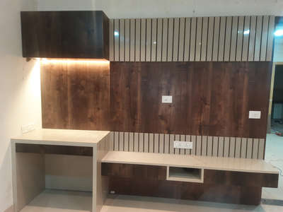 #TV unit, study table, Self, wardrobe lighting