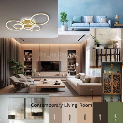Here's a contemporary mood board serving up clean lines, neutral vibes, and that effortless modern charm we all love! Think open spaces, bold accents, and a perfect balance between simplicity and sophistication, where less truly feels like more. 
 #moodboard  #interiorideas  #ContemporaryDesigns