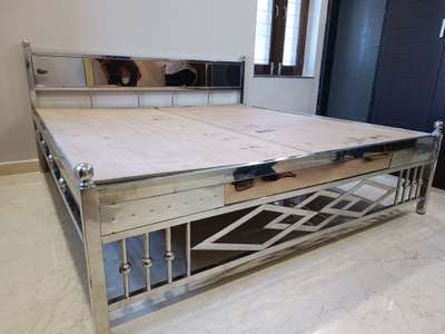 # stainless steel bed