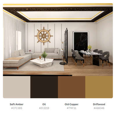 colour code for a living area 
#InteriorDesigner  #HouseRenovation #GraniteFloors  #LUXURY_INTERIOR