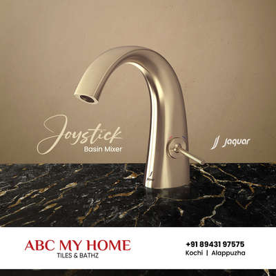 Introducing the stylish and easy-to-use Jaquar Joystick Basin Mixer! With its sleek arc shape and joystick handle, this mixer adds both style and functionality to your bathroom sink.

Available in a range of color finishes, including black chrome, full gold, antique bronze, stainless steel, antique copper, graphite, black matt, chrome and white matt, you can choose the perfect match for your bathroom decor.

Upgrade your bathroom with the Jaquar Joystick Basin Mixer today!

For more details,feel free to call us on +91 89431 97575

#abcmyhome #countertopbasins #sanitarywareshowroom #tileshop #alappuzha #kochi #kerala #keralahomedesign #keralahomes #buildingmaterials #kitchenhacks #interiordecors #jaqurjoystick #jaqur #abcmyhomealappuzha #kitchen #kitchendecor #kitchenzink #kitchenrenovation1d