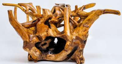 *DINING TABLE*
Dining table. 
teak root sculpted into dining. 
artistic
unique design
one of the kind