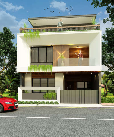 elevation on 25 feet front double storey
 #Architect  #ElevationDesign  #architecturedesigns  #CivilEngineer  #exterior_Work