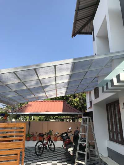 #carporch 
#PolycarbonateSheetRoofing 
#Polycarbonate 
#kuttathindustries