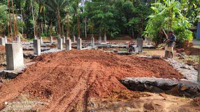 Foundation work Going on@kasaragod Dist