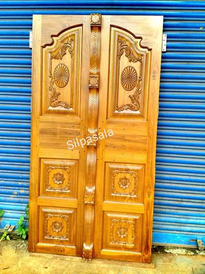 carving double door