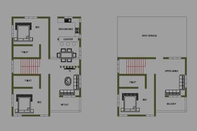 #FloorPlans  #budgethomeplan വീതി കുറഞ്ഞ പ്ലോറ്റിനു പറ്റിയ പ്ലാൻ