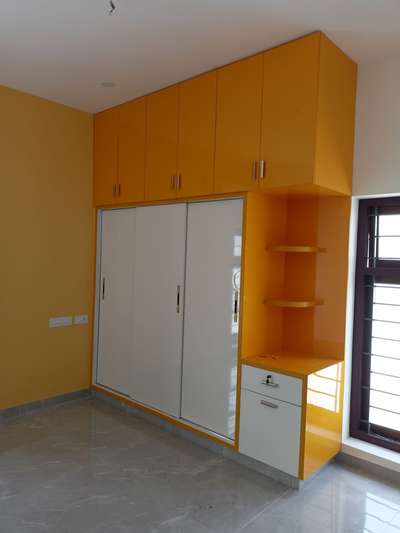#4DoorWardrobe #interiordesignkerala Home style interior work