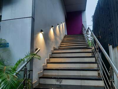 Biverah Hotel & suits 
Trivandrum, kerala 
#StaircaseLighting  #barlighting #Barcounter  #lighting