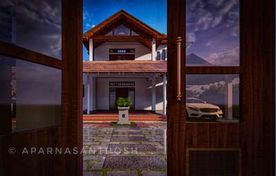 traditional exterior #padippura  #TraditionalHouse