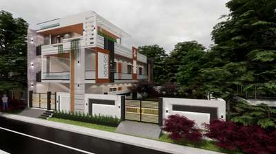 3D elevation in lucknow #ElevationHome #HouseRenovation