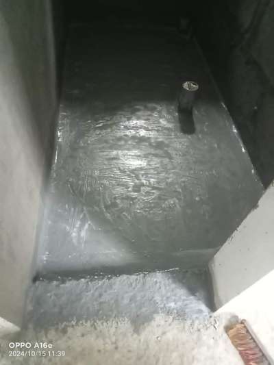 Today work progress 
Location :  Haripad Muttom 
Material :Fosroc

Scope of work:Bathroom waterproofing