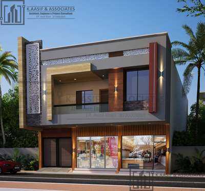 K.Aasif and Associates 
Size 30x50 in ft 
Area 1500 sq.ft
Location indore 
Planning
 Elevation design 
Structure designing
Fully designed by K.Aasif and Associates 
#elevation #architecture #design #interiordesign #construction #elevationdesign #architect #love #interior #d #exteriordesign #motivation #art #architecturedesign #civilengineering #u #autocad #growth #interiordesigner #elevations #drawing #frontelevation #architecturelovers #home #facade #revit #vray #homedecor #selflove #instagood