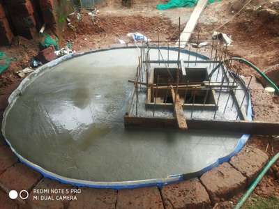 well covering slab under the carporch