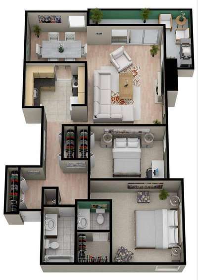 3d floor plan like this on clints demand are available