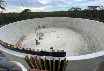 Formwork circular wall