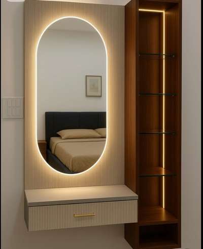 #DressingTable  #mirrorunit  #mirrorwork