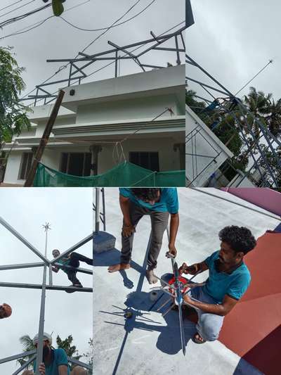 Lightning Arrester installation @Moorkkanad#Thrissur
#cloudspowersystems
#lightningarrest. com
9946761816