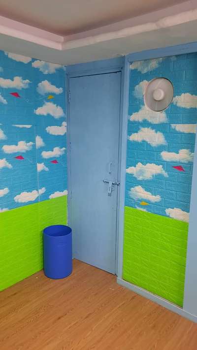 Wallpaper, LVT Flooring, Foam sticker, Artificial grass, Carpet , kids school flooring work done in MY PUTHIL (pre school) Indrapuram, Ghaziabad. 
For any query or work WhatsApp 092681 10977