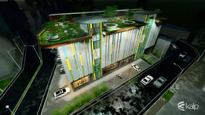Client :Ashraf 
Location : Manjeri 
Area  : 12000 sqft 
 #commercialdesign  #3d  #commercial_building