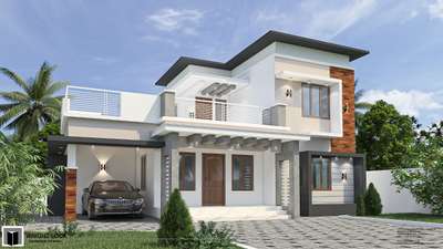 #modern concept # simple home design # exterior rendering