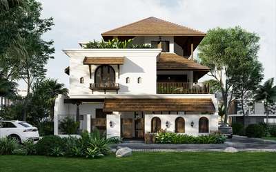 #New Design

#AREA : 5638 sq fT

#CLIENT : AakaSh & sOumya Das

#LOCATION : Thakazhy, AlaPpuzha

#DESIGNED FOR : Sand Craft Builder's