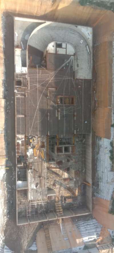 Top view of under construction Building Noida # # #