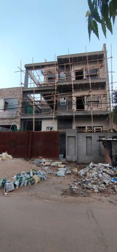 #shyam nagar site elevation work on progress