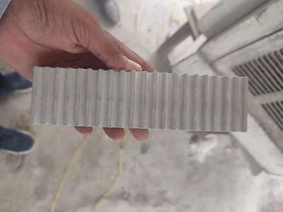 Stone fluting work for drivewsy