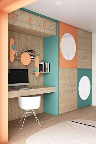 Kids room almira and study unit. #Ahmadinterior