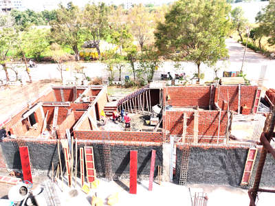 Residential building design work in progress
 #ojman  #ujjain  #HouseDesigns  #HouseConstruction  #WestFacingPlan
