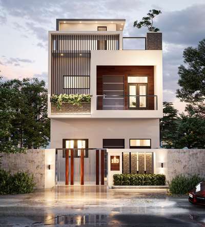 i need an interior designer who can create the 3d interior design for my 3bhk 2.5 storey house with pergola on top. I have 2d layout and front elevation ready, and real pictures of the construction if you need, let me know what will be the cost for 3d interior design with all color codes, type of material which can be used in what location.