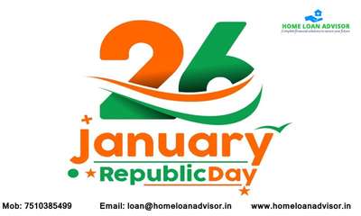 On Republic Day, let us celebrate the Constitution of India that upholds the values of unity, diginity and freedom of our nation.

HLA Financial Services  wishes you, a Happy 74th Republic Day.      
#RepublicDay 

#HomeLoanAdvisor #HLAFINANCIALSERVICES

#74republic