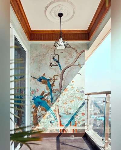 Beautiful Balcony wall Painting
for enquiry contact-9560246930
 #WallPainting #InteriorDesigner #interiorpainting #naturelove #BalconyIdeas #BalconyDecors #balconydecor #balcony