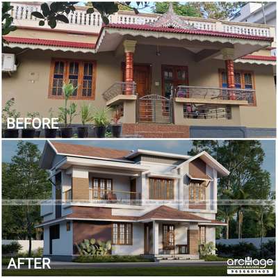 Renovation work💫                                   #HouseRenovation  #renovations  #SmallBudgetRenovation  #renovatehome  #home_renovation  #exteriordesigns  #extetior  #exterior3D  #House Design  #housedesigns🏡🏡