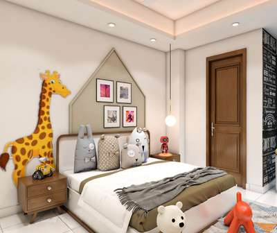 Contact me for more such designs.
 #KidsRoom  #InteriorDesigner  #Architectural&Interior  #architecturedesigns  #architectureldesigns #LivingRoomInspiration #KitchenRenovation #ceiling