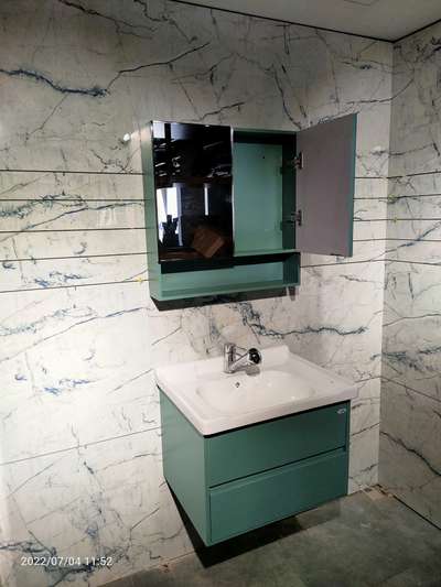 vanity cabinet with open box mirror @kohinoor Changanacherry