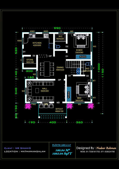 1085 SqFT North facing Budget floor plan.

#floorplan | #architecture | #architecturaldesign | #housedesign | #buildingdesign | #designhouse | #designerhouse | #interiordesign | #construction | #2bed | #RoofingDesigns #budget_home_simple_interi #SmallHouse #under10lakh #SmallKitchen #lowbudgethousekerala #lowcosthomes #keralastyle #keralaplanners #budgetindiandesigners #nadeerrahman