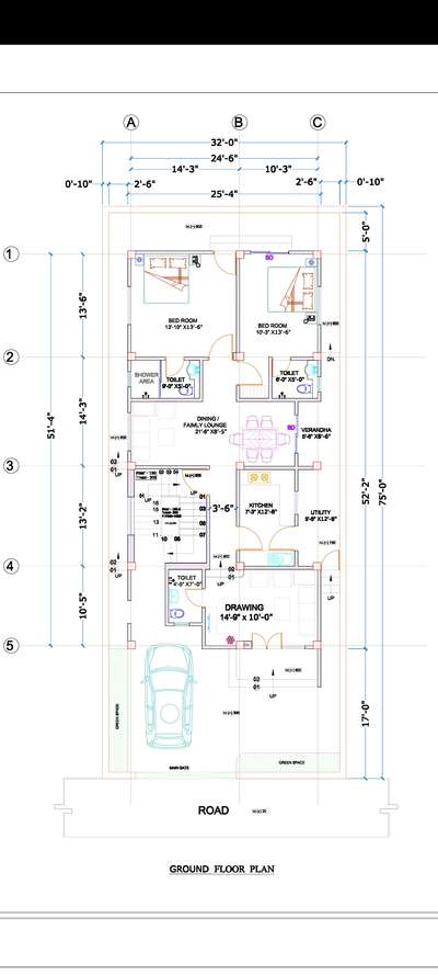 *2d drawing / architectural drawings*
We prepare floor plan/2d drawing/architectural drawing of residential and commercial building including bunglow and apartment.