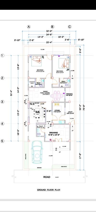 *2d drawing / architectural drawings*
We prepare floor plan/2d drawing/architectural drawing of residential and commercial building including bunglow and apartment.