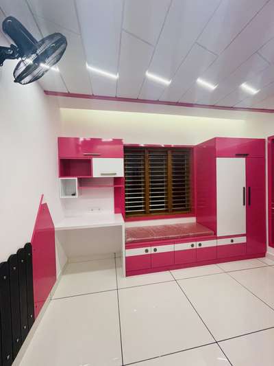 #kidsroomdesign  #kids  #pink  #LUXURY_BED  #HouseDesigns  #GypsumCeiling  #CelingLights