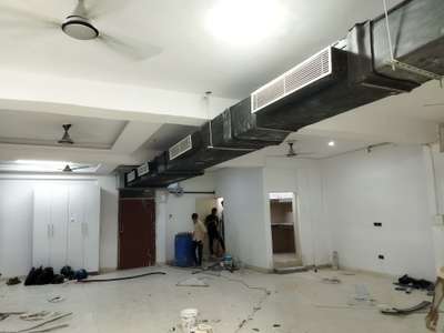 installation of ductable unite with open duct in green field Faridabad