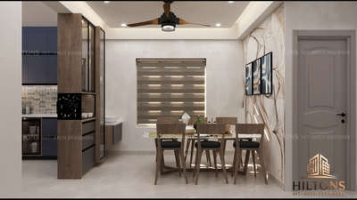 the act of eating a meal, particularly in the evening