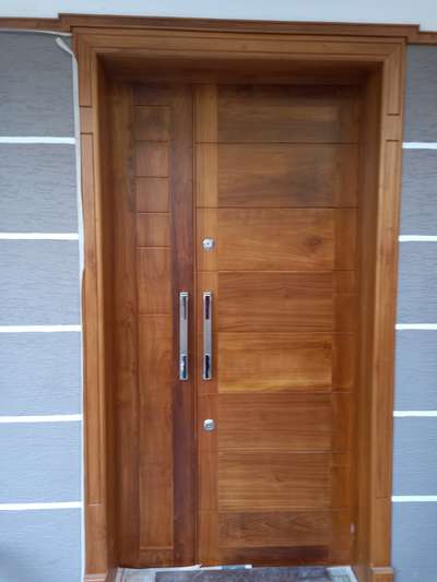 # teak front door