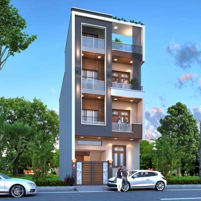 Front Elevation design 
For more details 
Contact
#ElevationDesign  
 #InteriorDesigner