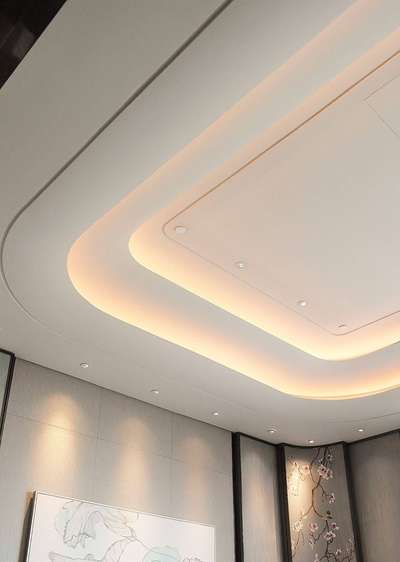 Round Corner Celling Design by the Celling hub  #cellingdesign  #celling