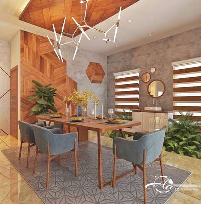 #diningroom #DiningChairs #RoundDiningTable #DiningTableAndChairs #diningarea #diningspace #cortiyard #Washroomideas #washunit #washunitwall #CelingLights #WoodenCeiling #WallDecors #WallDesigns